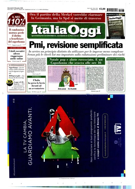 Italia oggi : quotidiano di economia finanza e politica